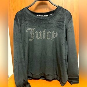 Juicy Couture velour top size XL